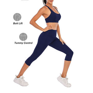 2025 New Design Plus Size Gym <b>Capri</b> For Woman Quick Dry Yoga Wear Gym <b>Capri</b> OEM Service Customized Gym <b>Capri</b> <b>Leggings</b> - Product Image 5