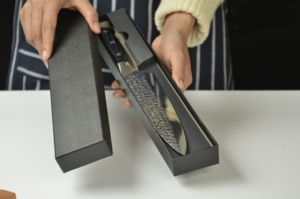 มีดเชฟมืออาชีพมีดคมมีดทำครัวทำจากสเตนเลสเหล็กกล้าคาร์บอนสูงบริการ OEM ODM แบบกำหนดเอง - Product Image 6