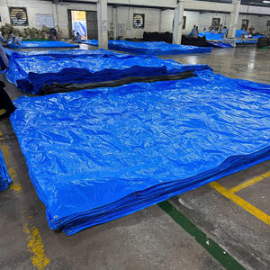 Blue PE Tarpaulin Heavy Duty High Durability Large Capacity Sunshade Net with Color Options Size Options for Garden <b>Canopy</b> - Product Image 1