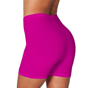 2025 Women's Biker Yoga Shorts High Waist Seamless Hip-Up <b>Tight</b> 100% Organic Cotton Breathable Quick Dry Customizable Wholesale - Product Image 4
