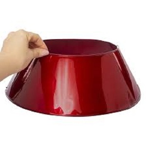 Panier jupe d'arbre de Noël en métal pour décoration de maison Collier de support d'arbre de Noël galvanisé pour couvertures d'arbres artificiels - Product Image 5