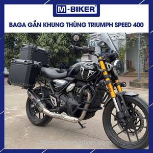 For Triumph Speed 400 Rear Rack with Aluminium <b>Tail</b> Bag Mounting for Secure Luggage <b>Box</b> Attachment - Product Image 4
