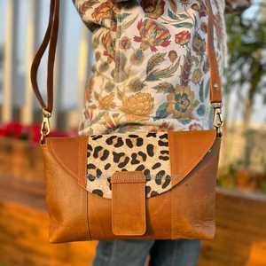 กระเป๋าสะพายไหล่หนังขนสัตว์พิมพ์ลายสัตว์สไตล์ตะวันตกใหม่คุณภาพสูงแฟชั่นหนังขนสัตว์หนังแท้คุณภาพสูงสายสะพายข้าง - Product Image 2