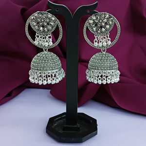 ชุดเครื่องประดับเจ้าสาวแบบอินเดียชุดเครื่องประดับสำหรับผู้หญิงต่างหูงานแต่งต่างหูขนาดใหญ่แบบอินเดียผู้จัดจำหน่ายเครื่องประดับคริสตัลสำหรับผู้หญิง - Product Image 2