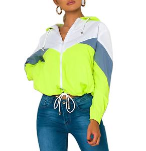 Verano al aire libre ropa informal activa deportes chaqueta de nailon de secado rápido transpirable colores sólidos gimnasio Fitness chaqueta cortavientos Mujer - Product Image 5