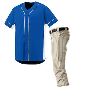 Ensemble d'uniformes de baseball unisexes de haute qualité Nouvelles chemises de sublimation personnalisées Respirant Vente en gros Prix bon marché Excellent pour les équipes - Product Image 4