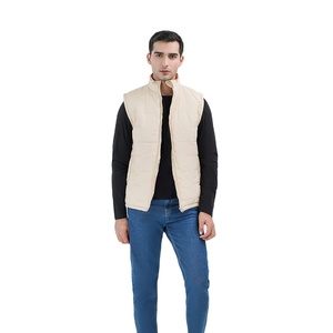 Chaqueta acolchada para hombre con logotipo personalizado, éxito de ventas, estilo bombardero sin mangas a precios de fábrica - Product Image 1