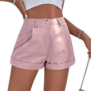 Nouveauté : Shorts en cuir pour femmes grandes tailles, pour usage extérieur, de haute qualité, respirants, imperméables, coupe-vent, séchage rapide, avec cordon de serrage - Product Image 5