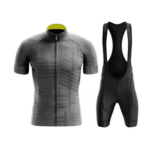 2025 hommes à manches courtes respirant vtt vélo cyclisme vêtements vélo uniforme cyclisme meilleur Design maillot ensemble - Product Image 5