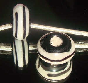 Cuentas de vidrio, cuentas con agujeros grandes, fabricación de joyas, cuentas decorativas, accesorio DIY, pulsera, collar, colgante, accesorio para hacer joyas - Product Image 5