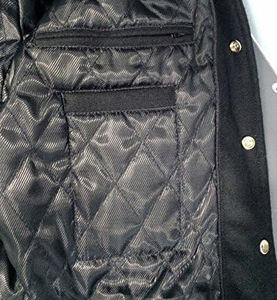 Chaqueta de béisbol de bombardero con parche de logotipo personalizado para hombre y mujer, ropa de abrigo de satén de gran tamaño, chaqueta universitaria de diseño OEM - Product Image 6