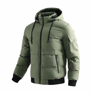 OEM Custom Logo Lightweight Blank Plain Bubble Padded Bomber Jacket Custom Winter Jacket Puffer Waterproof Jacket - Product Image 2