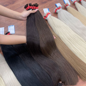 Bulk Hair Natural Straight Full Color Available in Stock <b>Now</b> High Quality Of Top Vendor Real Hair Best Selling Product Hair - Product Image 2