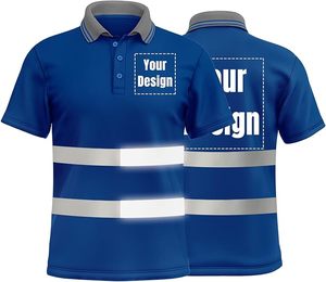 OEM Wholesale Casual Solid Jersey 100% Cotton <b>Hi</b> <b>Vis</b> Reflective Safety for <b>T</b>-<b>Shirt</b> for Men Custom Logo Short Sleeve Quick Dry - Product Image 2