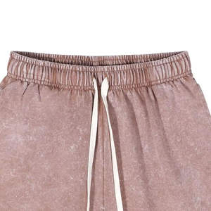 Pantalones Cortos Deportivos Personalizados para Hombre, Estilo Vintage, Lavado Ácido, 100% Algodón, Felpa Francesa, Estilo Desteñido al Sol - Product Image 2