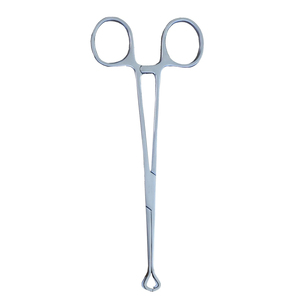 Pinzas de tejido Babcock de acero y Metal plateado de 6,25 pulgadas de la mejor calidad, pinzas de sujeción de esponja industriales personalizables OEM - Product Image 5