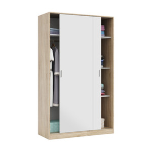 Kit Armadio 2 Ante Scorrevoli 120x50xh200 Rosso/Bianco - Product Image 1