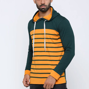 Warm fleece Men Hoodies para hombres con bolsillo de canguro puños acanalados y ajuste moderno perfecto para exteriores o looks - Product Image 5