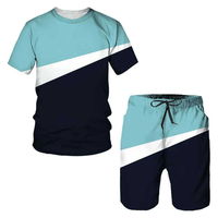 Ensemble d'été vintage deux pièces 100 % coton pour homme, short et pantalon décontractés respirants