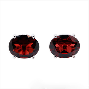 Ensemble de broches 925 argent Sterling naturel rouge grenat pierres précieuses pendentif et boucles d'oreilles ensemble bijoux faits à la main pour la vente en gros - Product Image 5