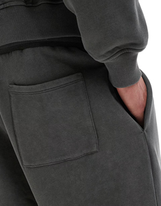 Vente en gros 100% coton pantalons pour hommes logo imprimé personnalisé pantalons de survêtement confortables et lourds pantalons de jogging pour hommes lavés sur mesure - Product Image 5