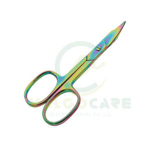 Multi Purpose Vintage Crane sharp Bladed Cuticle Nail <b>Scissors</b> Beard <b>Mustache</b> Cuticle and Thick Toenails Nail <b>Scissors</b> - Product Image 1