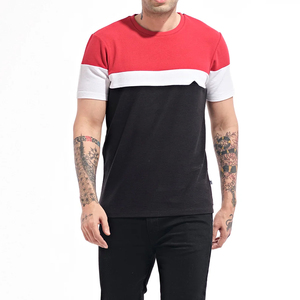T-shirt blanc vente en gros personnalisé 100% coton t-shirt impression logo pour hommes t-shirts unis imprimé blanc noir t-shirt - Product Image 1