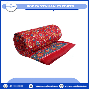 Meilleure vente couette en coton biologique bloc à la main imprimé style traditionnel gravure sur bois 100% pur coton été double taille couette en vente - Product Image 2