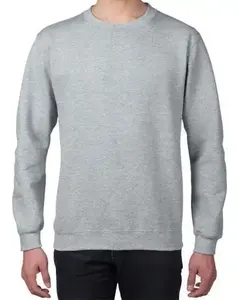 Sweat-shirt décontracté uni à logo personnalisé Sweat-shirt à demi-fermeture éclair oversize à imprimé bouffant - Product Image 4