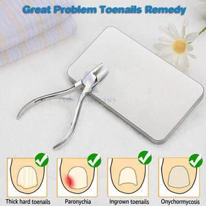 Coupe-ongles incurvé en acier inoxydable avec large ouverture de mâchoire Outils professionnels de soin des ongles durables et réutilisables Meilleures ventes - Product Image 5