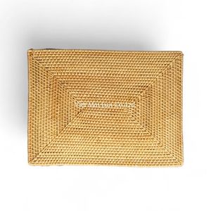 Natural <b>Woven</b> Rattan <b>Placemat</b> Handmade In Vietnam For Dining Table Decoration And Eco Conscious Lifestyle - Product Image 1