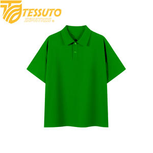 Camiseta de Manga Corta para Hombre Tessuto, 100% Algodón, Tejido de Punto, Anti-Pilling, Diseño Liso, Cuello con Estampado por Transferencia de Calor - Product Image 5