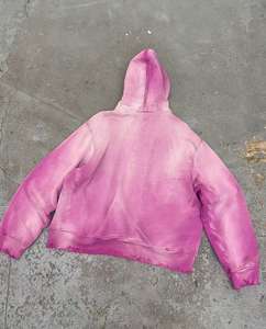 Sudadera con Capucha de Felpa Francesa 100% Algodón, Lavado Ácido, Estilo Desgastado y Decolorado por el Sol para Invierno, Suministro ODM - Product Image 5