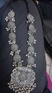 Fait à la main sur mesure Banjara Tribal perlé lien chaîne collier Vintage Boho bijoux ethniques pour fête porter Festival Looks - Product Image 6