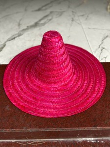 Sombrero de paja mexicano tradicional sombrero de paja/sombrero de paja mexicano hecho de hoja de palma o algas marinas respetuoso con el medio ambiente - Product Image 3