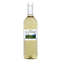FINCA EL CENAJO Vin Blanc Espagnol de Haute Qualité, Airen Chardonnay Sec, 12% d'Alcool, 30 Ans de Vieillissement, Bouteille de 750 ml, Prix Compétitif 2023
