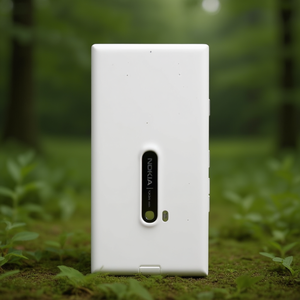 Coque arrière de protection pour téléphone portable Lumia 900, design barre en ABS blanc - Product Image 3