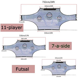 Exportateur de filets de but de football pour l'entraînement, disponibles en différentes tailles, personnalisables - Product Image 2