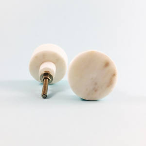 Bouton de tiroir rond en marbre de haute qualité, poignée de meuble et bouton utilisés pour les boutons d'armoire de tiroir, article de quincaillerie - Product Image 2