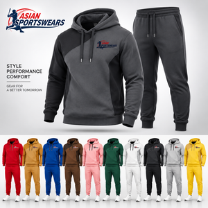 Custom Made <b>Winter</b> Hooded Casual Printed Solid <b>Tracksuit</b> <b>for</b> Men Regular Fit 100% Cotton Plus Size Durable High Quality - Product Image 6