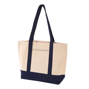 Borsa da Spiaggia Promozionale Personalizzata in Cotone Ema per Gadget - Product Image 3