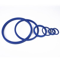 Joints d'étanchéité hydrauliques HOVOO en PU pour pistons, résistance aux hautes températures, type U/UHS/UNS, dureté 90~96 Shore, 40 MPa, bleu