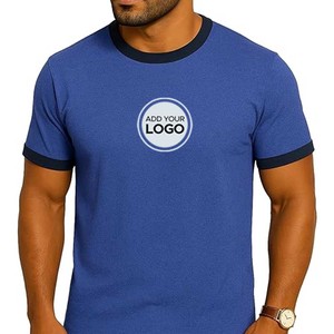 Camiseta de hombre Camiseta de manga corta para hombre Camiseta Lisa Ringer T Shirts - Product Image 1