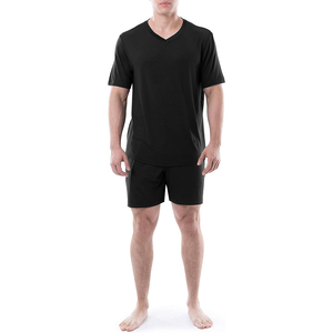 Precio barato en línea nueva moda ropa de calle hombres conjunto corto servicio OEM hombres conjunto corto personalizado transpirable algodón corto hombres conjunto - Product Image 1