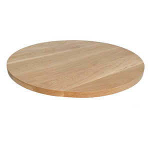 Square White Oak Table <b>Top</b> Natural Solid Wood for Restaurant or <b>Wooden</b> <b>Desk</b> - Product Image 1