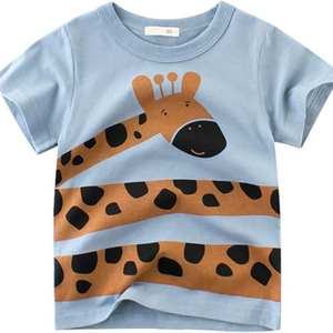 T-shirt en coton tricoté écologique à séchage rapide pour tout-petit garçon – Vêtements de boutique confortables et adaptés à l'été pour enfants - Product Image 5