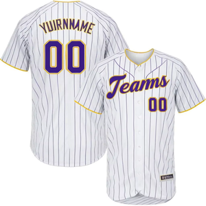 Sudaderas de Béisbol Personalizadas al por Mayor con Estampado por Sublimación para Hombre, Talla Grande, Uniformes de Béisbol y Sóftbol Personalizados de Verano - Product Image 4