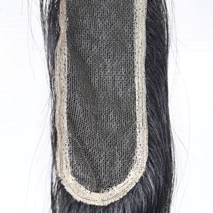 Cheveux humains vierges de type cambodgien vietnamien, double trame, lisses, fermeture en dentelle HD 2*6, vente en gros - Product Image 3