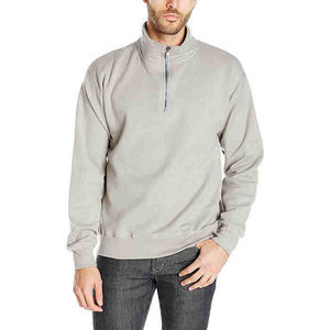 Sudaderas con Media Cremallera para Hombre, 100% Algodón, Felpa, Bordadas, Estampadas, Colores Personalizados, Logotipo, Transpirables, Antiarrugas, Diseño de Logotipo Completo - Product Image 6