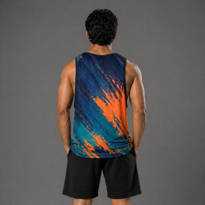 Camiseta sin Mangas de Algodón de Alta Calidad para Hombre, Chaleco Deportivo para Gimnasio, Fitness, Verano, Estilo Casual Oversize - Product Image 5